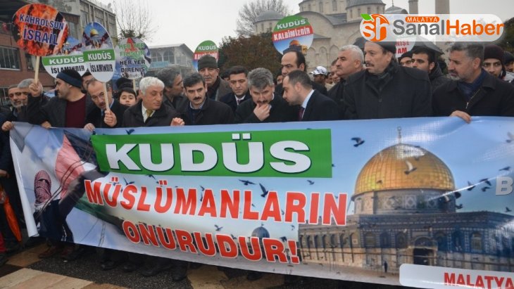 'Kudüs Müslümanların onurudur' eylemi düzenlendi