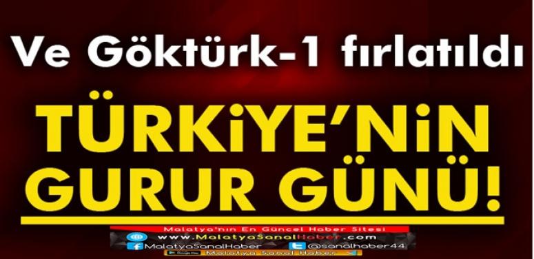 Türkiye’nin gurur günü: Göktürk-1 fırlatıldı