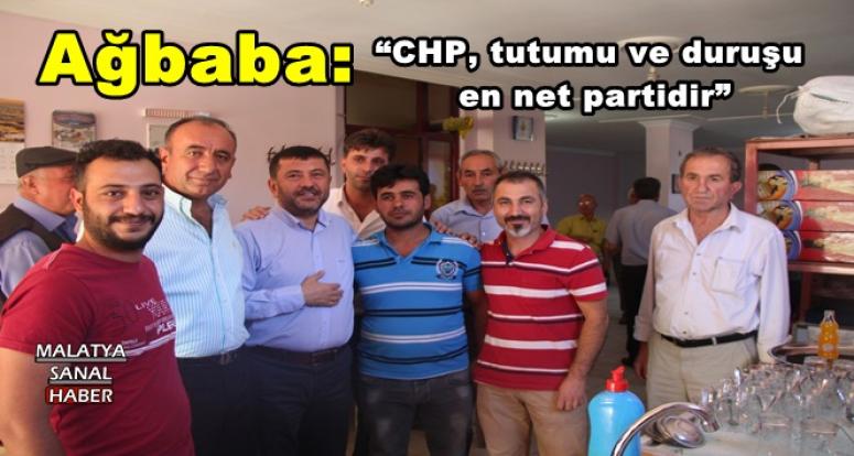 Ağbaba: “CHP, tutumu ve duruşu en net partidir”