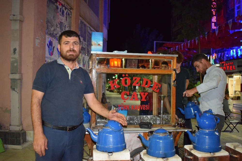 Malatya'da Nöbetçi çaycılara zabıta engeli