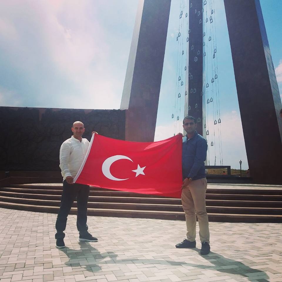 Ülkü Ocakları İl Başkanı Emrah Yılan Türkistan gezisinde
