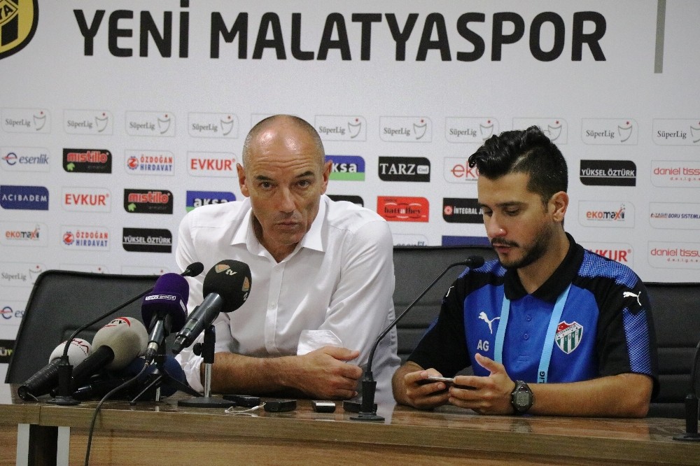 E.Y. Malatyaspor - Bursaspor maçının ardından iki teknik adamdan açıklamalar