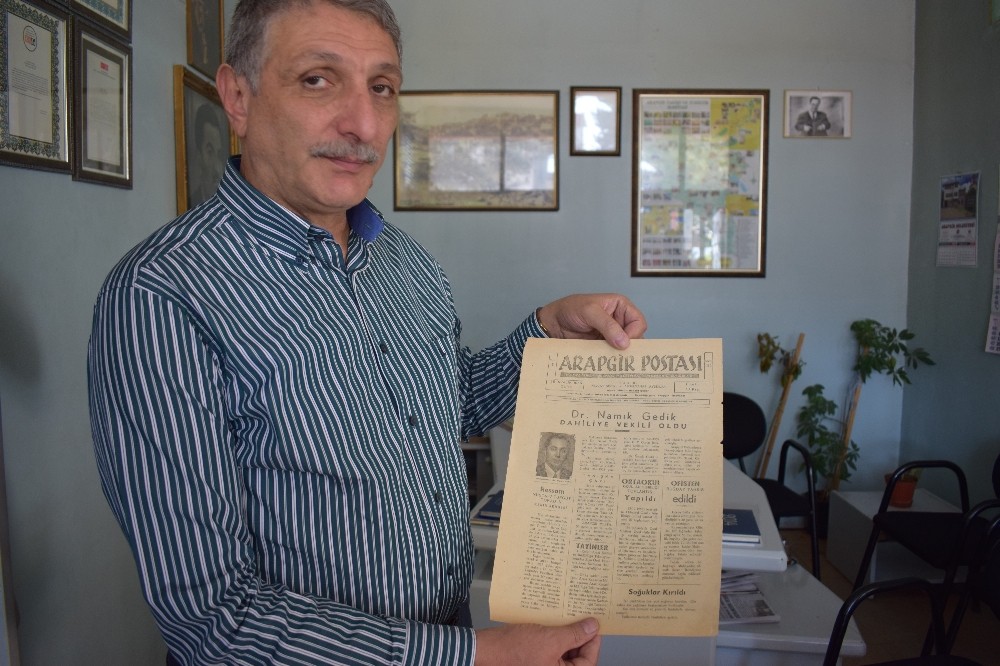 63 yıllık gazete baskı makinesi Malatya'da sergilenecek