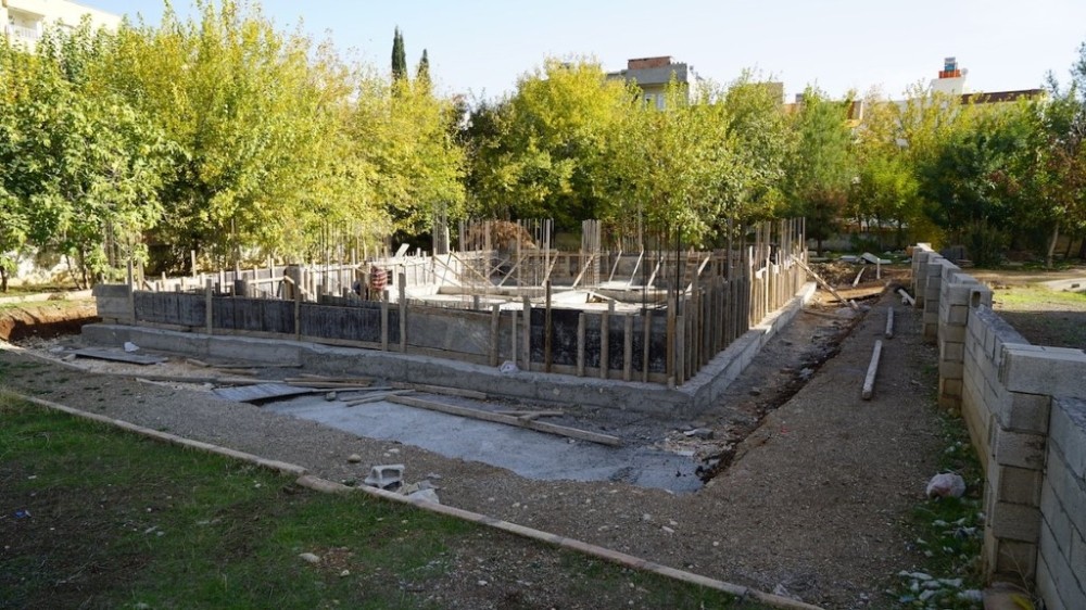 Mehmet Akif Mahallesi Taziye Evi inşası tüm hızıyla devam ediyor
