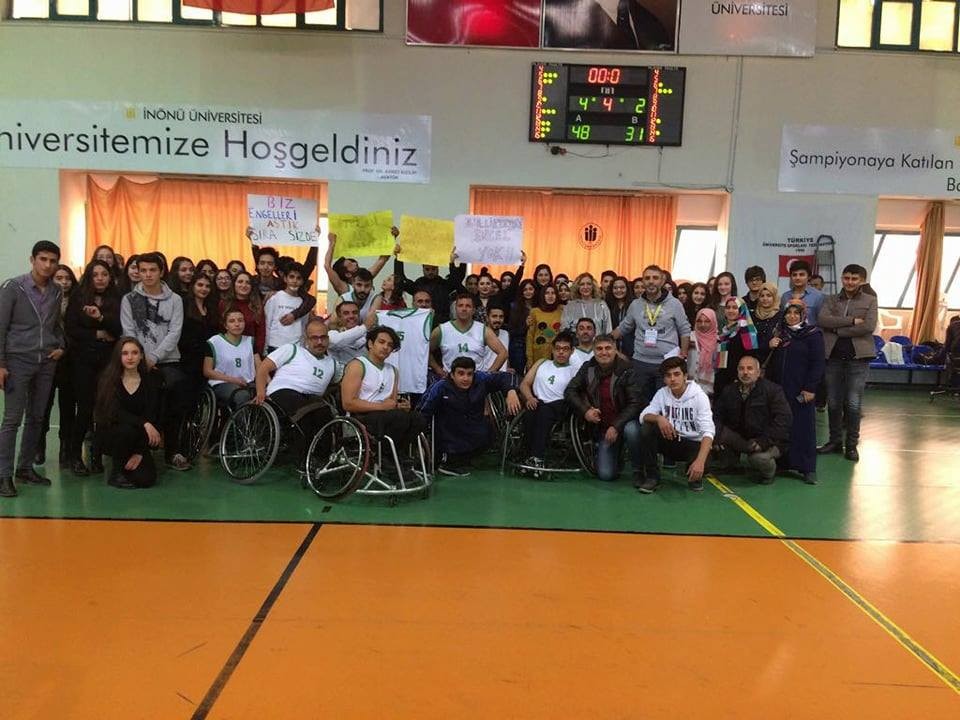 Doğanşehir Tekerlekli Sandalye Basketbol Takımı sahasında yenildi
