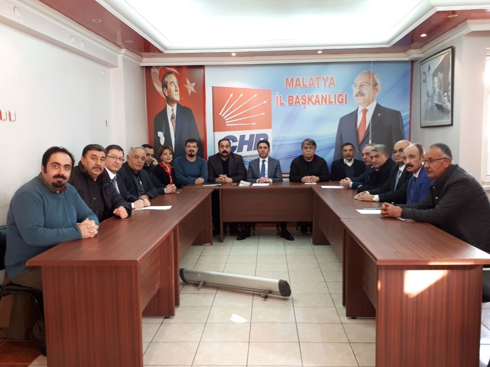 Malatya’da CHP il yönetiminden görev dağılımı