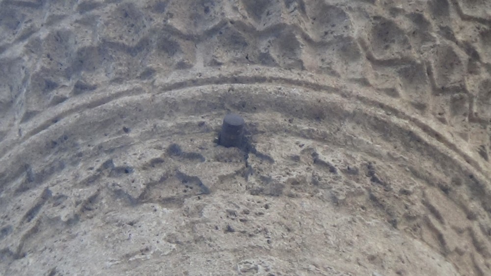 Minaredeki 98 yıllık patlamamış top mermisi
