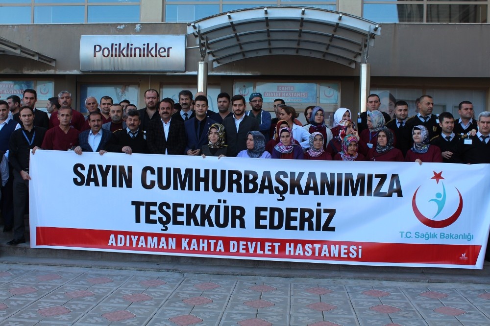 Taşeron işçilerden Cumhurbaşkanı Erdoğan’a teşekkür

