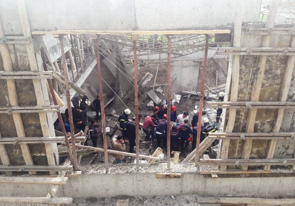 Kahramanmaraş’ta inşaatta göçük: 1 ölü, 5 yaralı
