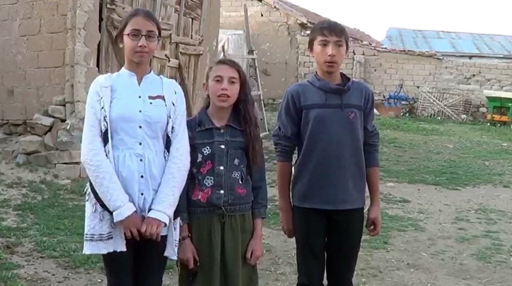 Köylü çocuklar kendi imkanlarıyla kısa film çekti
