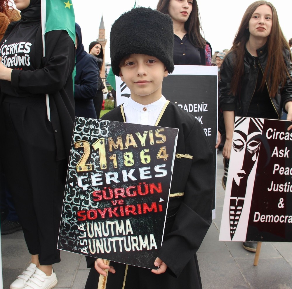 Sivas’ta ’Çerkes Sürgünü’ protesto edildi
