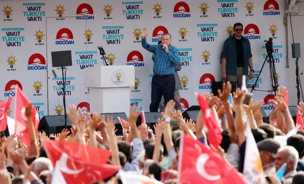 Cumhurbaşkanı Erdoğan: “HDP’nin barajı geçmesini bir PKK, bir de CHP istiyor”
