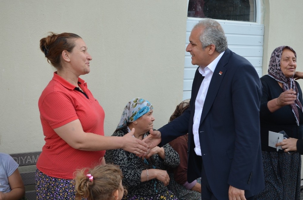 CHP Milletvekili Adayı Evli vatandaşlarla bir araya gelmeye devam ediyor
