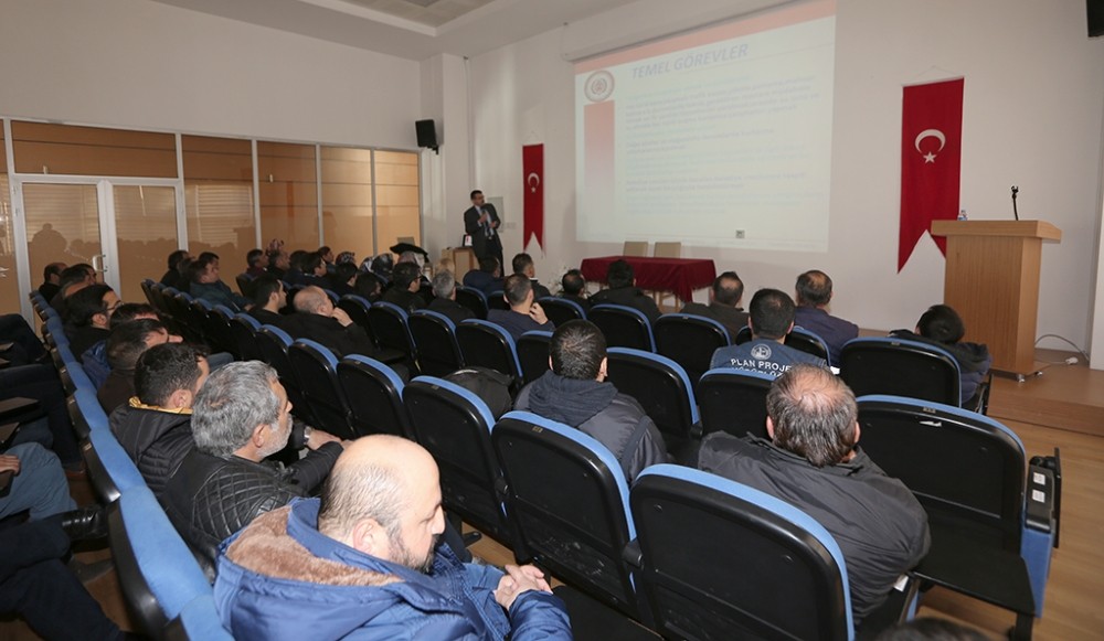 Sivas Belediyesi personeline yangın eğitimi
