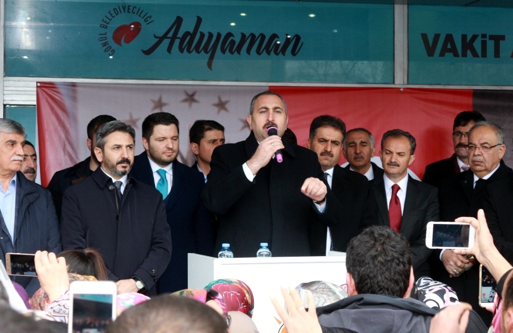 Bakan Gül: “Topunuz bile gelseniz bu millet size değil, AK Parti’ye desteğini verecektir”
