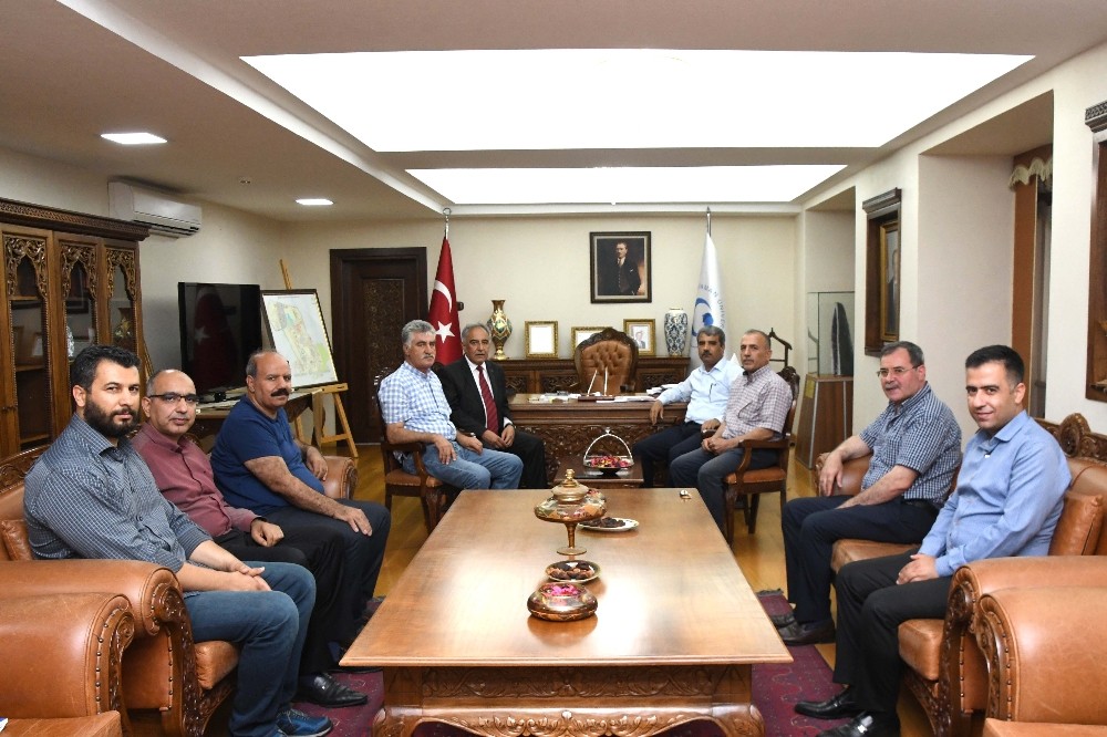 Başkan Duranay, Rektör Turgut ile bir araya geldi
