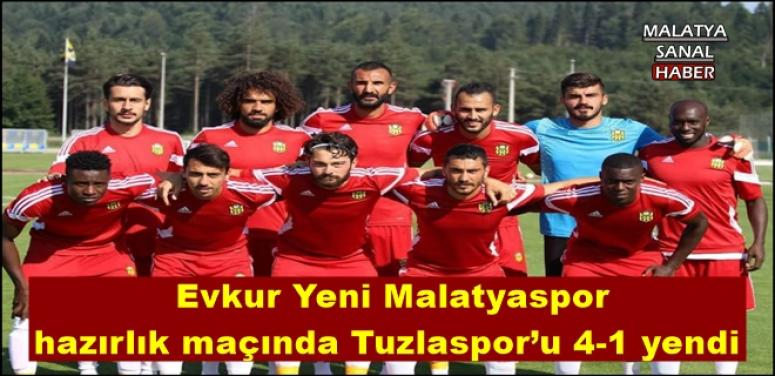  Evkur Yeni Malatyaspor hazırlık maçında Tuzlaspor’u 4-1 yendi