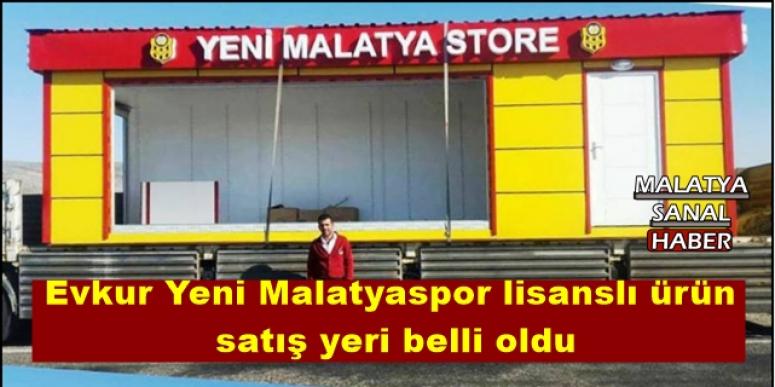 Evkur Yeni Malatyaspor lisanslı ürün  satış yeri belli oldu