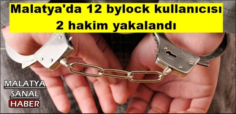 Malatya'da 12 bylock kullanıcısı,  2 hakim yakalandı