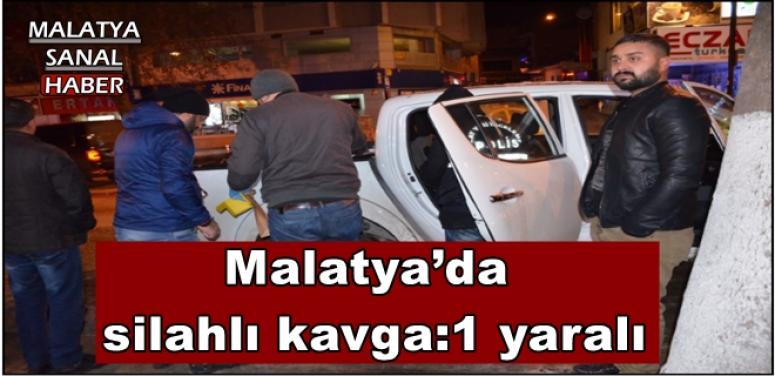 Malatya’da silahlı kavga: 1 yaralı