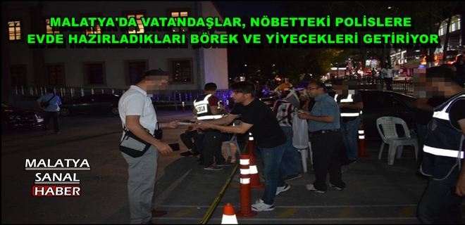 MALATYA'DA POLİS VATANDAŞ GÖSTERGESİ