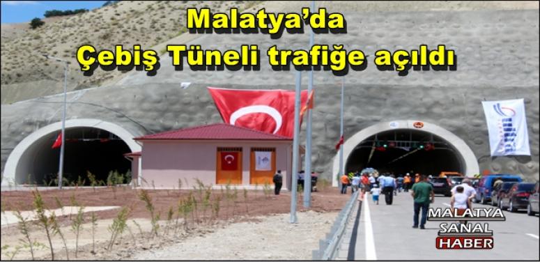 Malatya'da Çebiş Tüneli araç geçişine açıldı