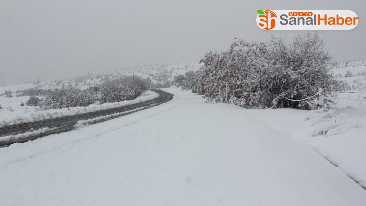 81 köy yolunun kapandığı Elazığ'da kar mesaisi başladı
