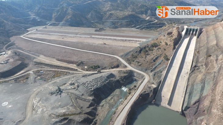 Adıyaman Çetintepe Barajı'nda çalışmalar devam ediyor