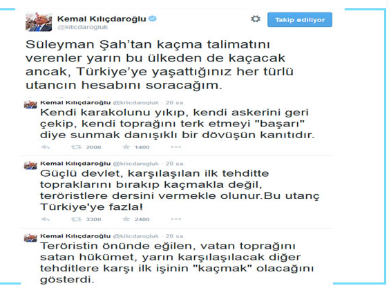 CHP Lideri Kemal Kılıçdaroğlu’na göre AKP Hükümeti’nin ilk işi kaçmak olacak