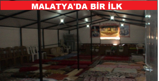 Malatya'da Çadırdan Cemevi Yapıldı