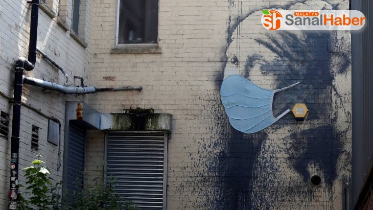 Banksy'den 'İnci Küpeli Kız'' portresine korona güncellemesi