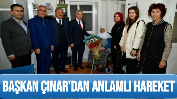 Başkan Çınar'dan anlamlı hareket 