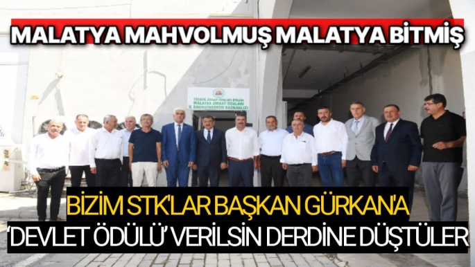 Bizim STK'lar Başkan Gürkan'a ‘Devlet Ödülü’ verilsin derdine düştüler