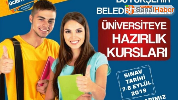Büyükşehir’den üniversiteye hazırlık kursları için seçme sınavı düzenlenecek