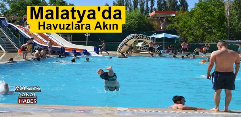 Malatya'da  Havuzlara Akın