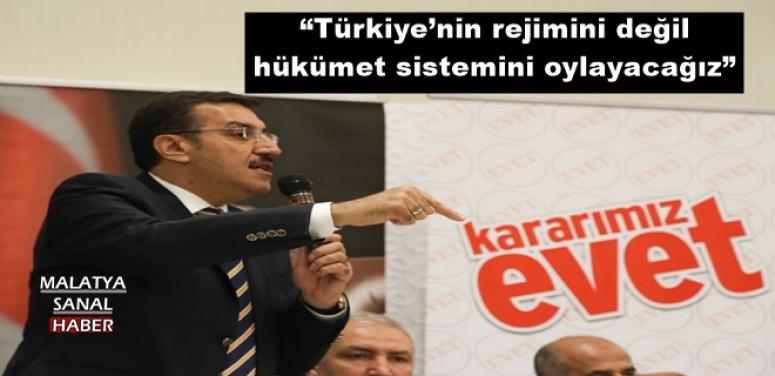 “Türkiye’nin rejimini değil hükümet sistemini oylayacağız”