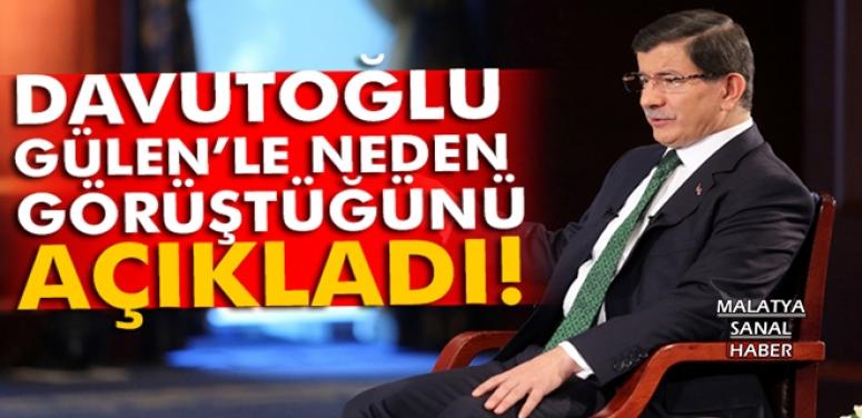 Davutoğlu, Gülen ile neden görüştüğünü açıkladı