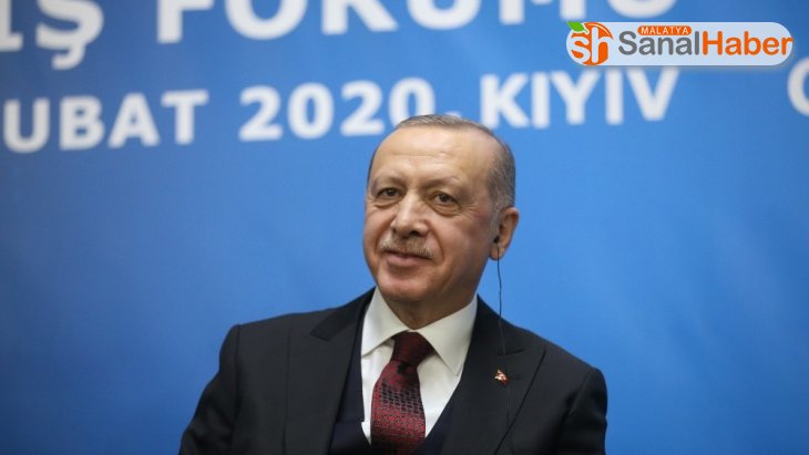 Cumhurbaşkanı Erdoğan: 'Ukrayna ile sahip olduğumuz sağlam siyasi zemin her iki ülke iş çevreleri için de önemli bir güvencedir'