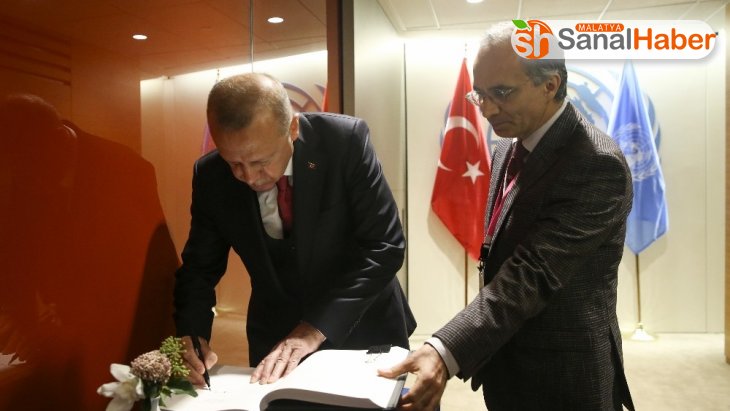 Cumhurbaşkanı Erdoğan, BM Genel Sekreteri Guterres'le görüştü