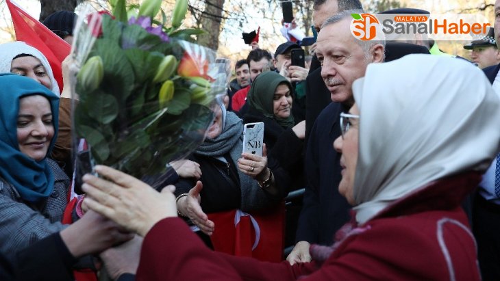 Cumhurbaşkanı Erdoğan, Londra'da coşku ile karşılandı