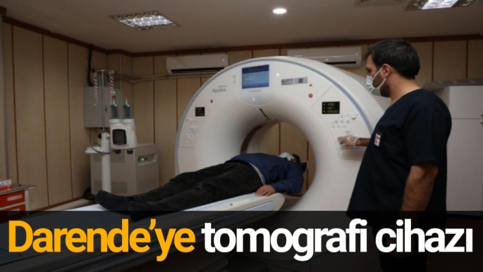 Darende´ye tomografi cihazı