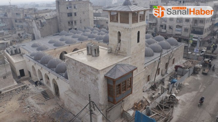 DEAŞ'ın yıktığı El Bab Ulu Camii restorasyonunda sona gelindi