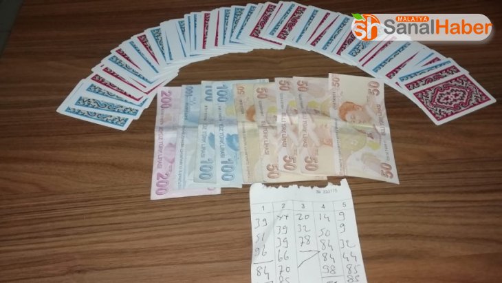 Malatya'da Dernek lokallerine kumar baskını