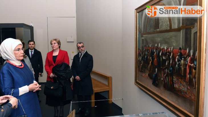 Emine Erdoğan, British Museum'u gezdi