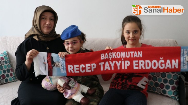 Epilepsi hastası minik İkra'nın Cumhurbaşkanı Erdoğan sevgisi
