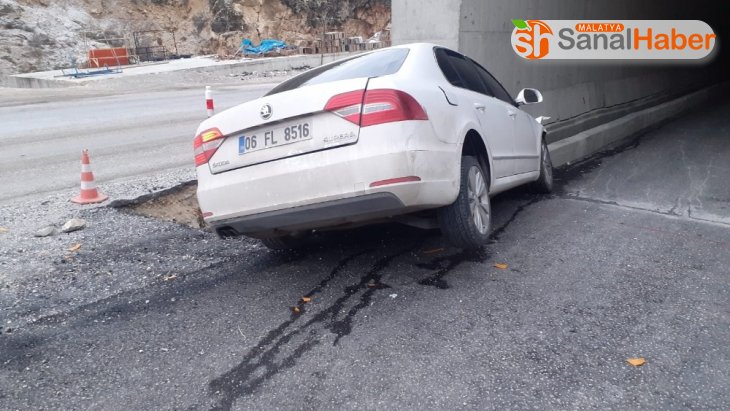 Malatya Erkenek Tüneli girişinde kaza 3 yaralı