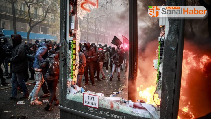 Fransa'da eylemcilerden polislere tehdit mektupları