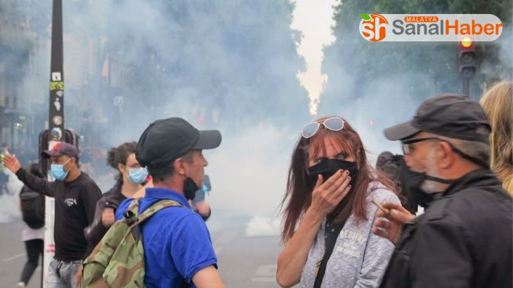 Fransa'da Ulusal Bayram'da hükümet karşıtı protesto