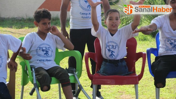 Gazze'de ampute çocuklar unutulmadı
