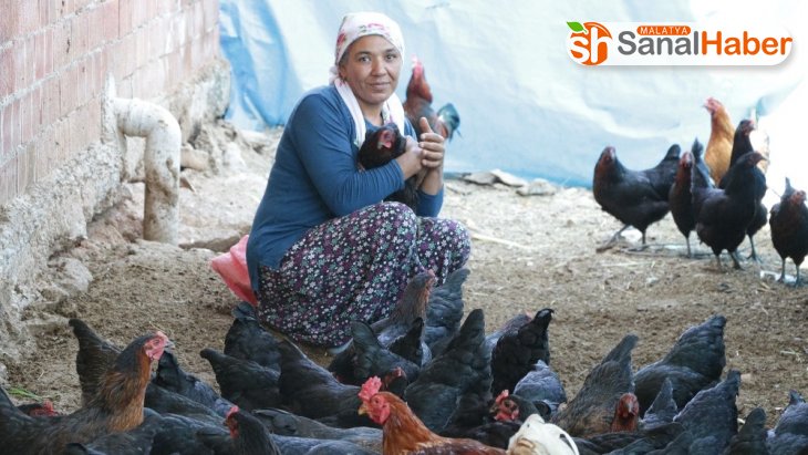 Geçinmek için başladığı işi büyüten kadının hedefi tavuk çiftliği sahibi olmak